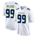 Parkc S.Seahawks #99 Leonard Williams Player White Tundra Fashion Home Game Stitched Jerseys