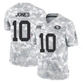 Parkc SF.49ers #10 Mac Jones Player Arctic Camo Limited Salute To Service Home Game Stitched Jerseys