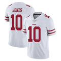 Parkc SF.49ers #10 Mac Jones Player White Limited Vapor Untouchable Home Game Stitched Jerseys