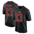 Parkc SF.49ers #13 Brock Purdy Player Black Fashion Home Game Stitched Jerseys