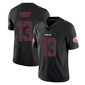 Parkc SF.49ers #13 Brock Purdy Player Black Impact Limited Home Game Stitched Jerseys