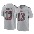 Parkc SF.49ers #13 Brock Purdy Player Gray Atmosphere Fashion Home Game Stitched Jerseys