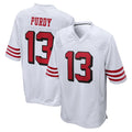 Parkc SF.49ers #13 Brock Purdy Player White Limited Alternate Home Game Stitched Jerseys