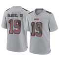 Parkc SF.49ers #19 Deebo Samuel Sr. Player Gray Atmosphere Fashion Home Game Stitched Jerseys