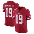 Parkc SF.49ers #19 Deebo Samuel Sr. Player Red Limited Vapor Untouchable Home Game Stitched Jerseys
