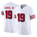 Parkc SF.49ers #19 Deebo Samuel Sr. Player White Limited Alternate Vapor F.U.S.E. Home Game Stitched Jerseys