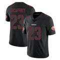 Parkc SF.49ers #23 Christian McCaffrey Player Black Impact Limited Home Game Stitched Jerseys