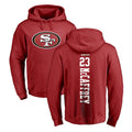Parkc SF.49ers #23 Christian McCaffrey Player Red LOGO Pullover Hoodies Home Game Stitched Jerseys