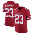 Parkc SF.49ers #23 Christian McCaffrey Player Red Limited Vapor Untouchable Home Game Stitched Jerseys