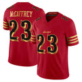 Parkc SF.49ers #23 Christian McCaffrey Player Red Rivalries Vapor Limited Home Game Stitched Jerseys