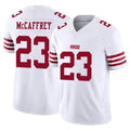 Parkc SF.49ers #23 Christian McCaffrey Player White Limited Vapor F.U.S.E. Home Game Stitched Jerseys