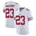 Parkc SF.49ers #23 Christian McCaffrey Player White Limited Vapor Untouchable Home Game Stitched Jerseys