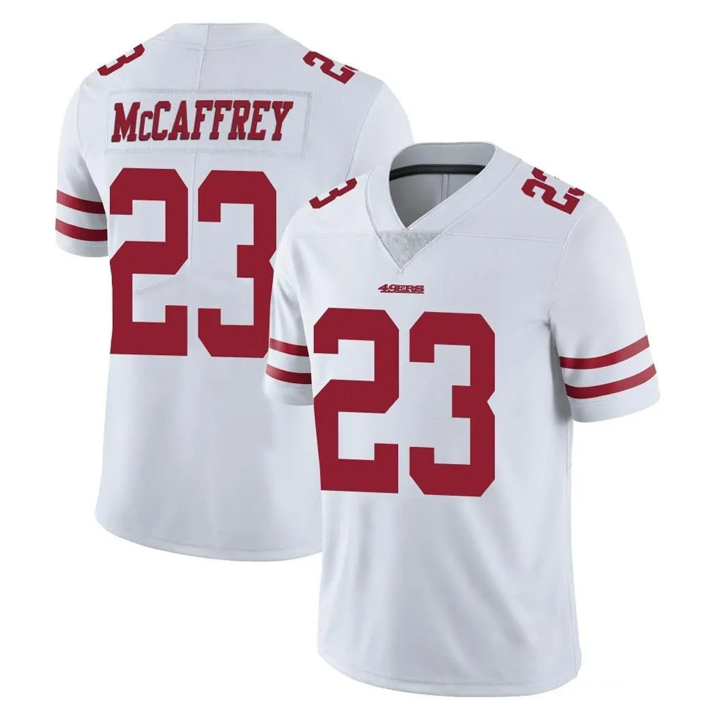 Parkc SF.49ers #23 Christian McCaffrey Player White Limited Vapor Untouchable Home Game Stitched Jerseys
