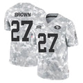 Parkc SF.49ers #27 Ji'Ayir Brown Player Arctic Camo Limited Salute To Service Home Game Stitched Jerseys