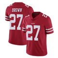 Parkc SF.49ers #27 Ji'Ayir Brown Player Red Limited Vapor Untouchable Home Game Stitched Jerseys