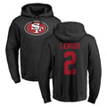 Parkc SF.49ers #2 Deommodore Lenoir Player Black LOGO Pullover Hoodies Home Game Stitched Jerseys