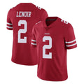 Parkc SF.49ers #2 Deommodore Lenoir Player Red Limited Vapor Untouchable Home Game Stitched Jerseys