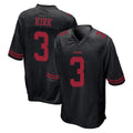 Parkc SF.49ers #3 Christian Kirk Player Black Alternate Home Game Stitched Jerseys
