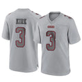 Parkc SF.49ers #3 Christian Kirk Player Gray Atmosphere Fashion Home Game Stitched Jerseys