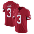Parkc SF.49ers #3 Christian Kirk Player Red Limited Vapor Untouchable Home Game Stitched Jerseys