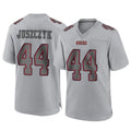 Parkc SF.49ers #44 Kyle Juszczyk Player Gray Atmosphere Fashion Home Game Stitched Jerseys