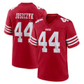 Parkc SF.49ers #44 Kyle Juszczyk Player Red Game Home Stitched Jerseys