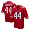 Parkc SF.49ers #44 Kyle Juszczyk Player Red Home Game Stitched Jerseys