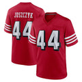 Parkc SF.49ers #44 Kyle Juszczyk Player Red Limited Alternate Home Game Stitched Jerseys