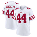 Parkc SF.49ers #44 Kyle Juszczyk Player White Game Home Stitched Jerseys