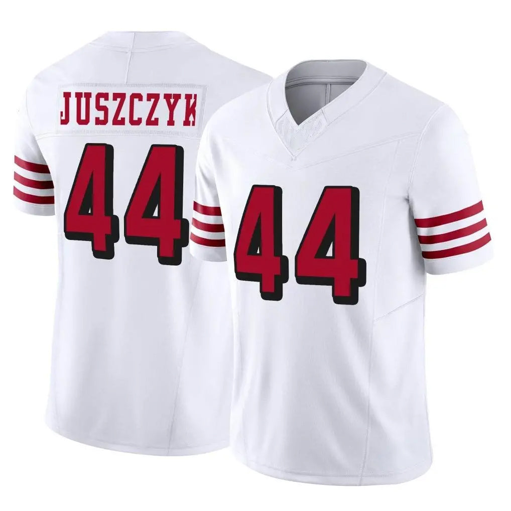 Parkc SF.49ers #44 Kyle Juszczyk Player White Limited Alternate Vapor F.U.S.E. Home Game Stitched Jerseys