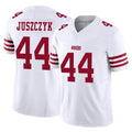 Parkc SF.49ers #44 Kyle Juszczyk Player White Limited Vapor F.U.S.E. Home Game Stitched Jerseys