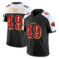 Parkc SF.49ers #49 The Faithful Player White-Black 2025 Rivalries Collection Game Limited Stitched Jerseys