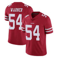 Parkc SF.49ers #54 Fred Warner Player Red Limited Vapor Untouchable Home Game Stitched Jerseys