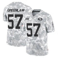 Parkc SF.49ers #57 Dre Greenlaw Player Arctic Camo Limited Salute To Service Home Game Stitched Jerseys