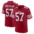 Parkc SF.49ers #57 Dre Greenlaw Player Red Game Home Stitched Jerseys