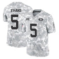 Parkc SF.49ers #5 Mike Evans Player Arctic Camo Limited Salute To Service Home Game Stitched Jerseys