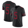 Parkc SF.49ers #5 Mike Evans Player Black Alternate Limited Vapor Untouchable Home Game Stitched Jerseys