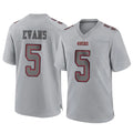 Parkc SF.49ers #5 Mike Evans Player Gray Atmosphere Fashion Home Game Stitched Jerseys