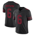 Parkc SF.49ers #6 Malik Mustapha Player Black Alternate Limited Vapor Untouchable Home Game Stitched Jerseys