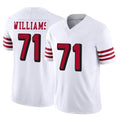 Parkc SF.49ers #71 Trent Williams Player White Limited Alternate Vapor F.U.S.E. Home Game Stitched Jerseys