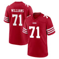 Parkc SF.49ers #77 Dominick Puni Player Olive Salute to Service Pullover Hoodies Limited Stitched Jerseys