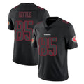 Parkc SF.49ers #85 George Kittle Player Black Impact Limited Home Game Stitched Jerseys