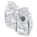 Parkc T.Titans Camo Arctic Salute to Service Pullover Hoodies Home Game Blank Player Stitched Jerseys