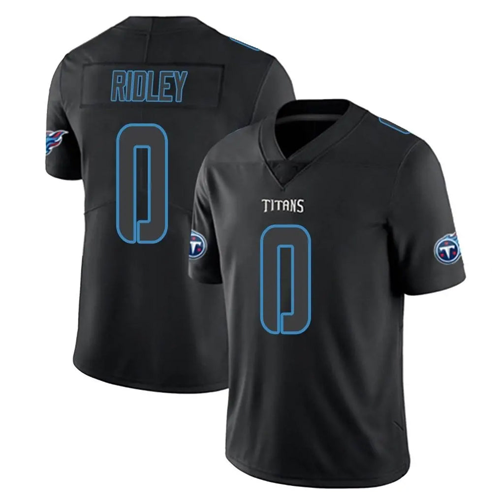 Parkc T.Titans #0 Calvin Ridley Player Black Impact Limited Home Game Stitched Jerseys