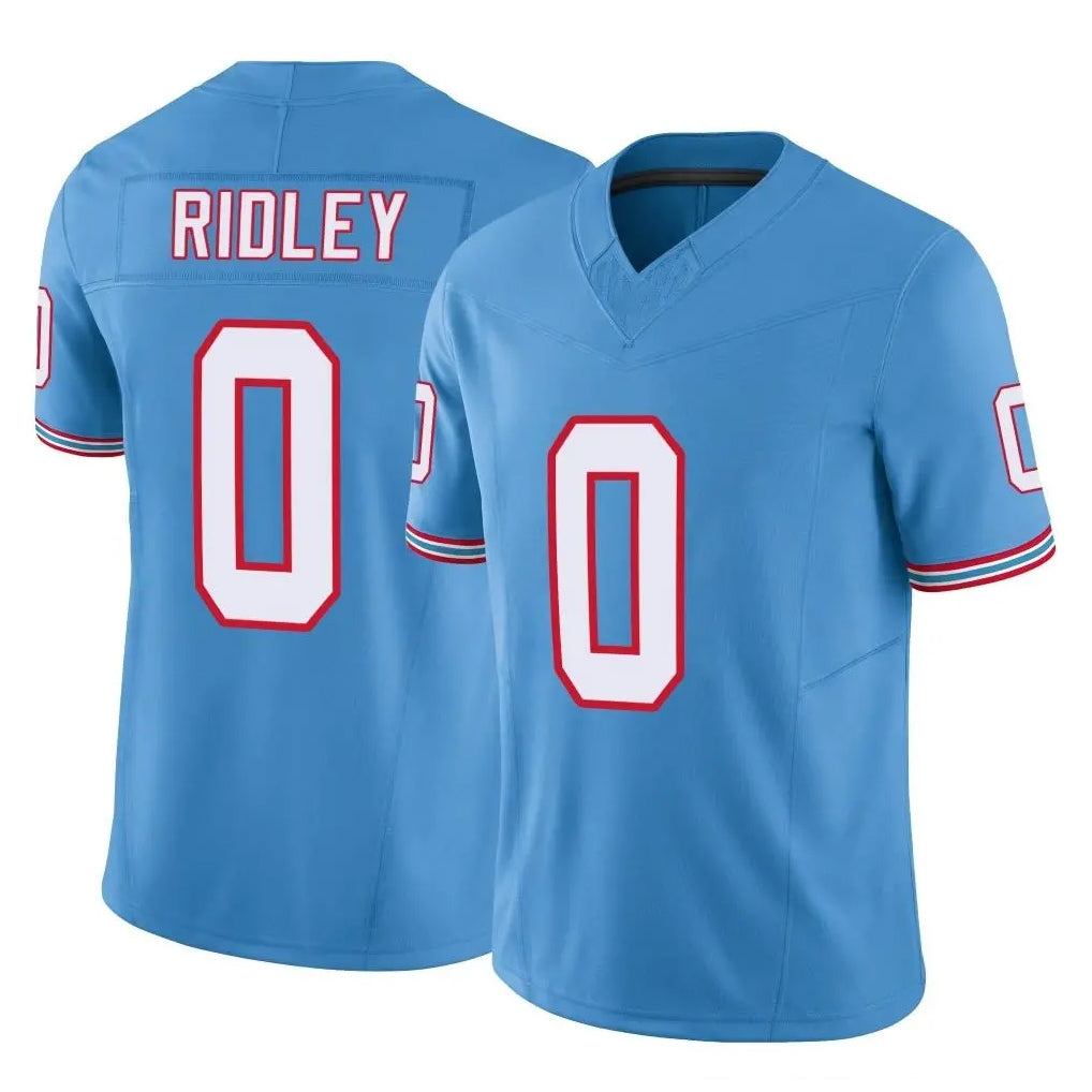 Parkc T.Titans #0 Calvin Ridley Player Light Blue Limited Vapor F.U.S.E. Home Game Stitched Jerseys
