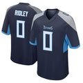 Parkc T.Titans #0 Calvin Ridley Player Navy Home Game Stitched Jerseys