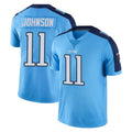 Parkc T.Titans #11 Jermaine Johnson II Player Light Blue Limited Color Rush Home Game Stitched Jerseys