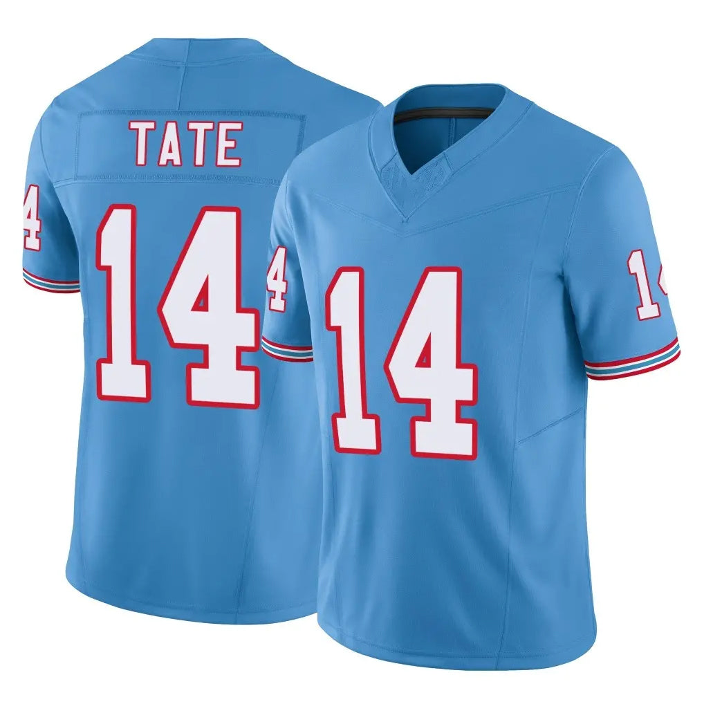 Parkc T.Titans #14 Carnell Tate Player Light Blue Limited Vapor F.U.S.E. Home Game Stitched Jerseys
