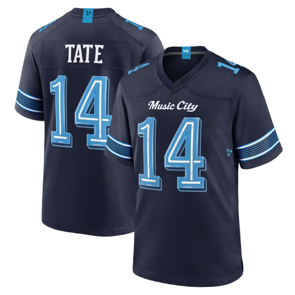 Parkc T.Titans #14 Carnell Tate Player Navy 2026 Rivalries Collection Home Game Stitched Jerseys