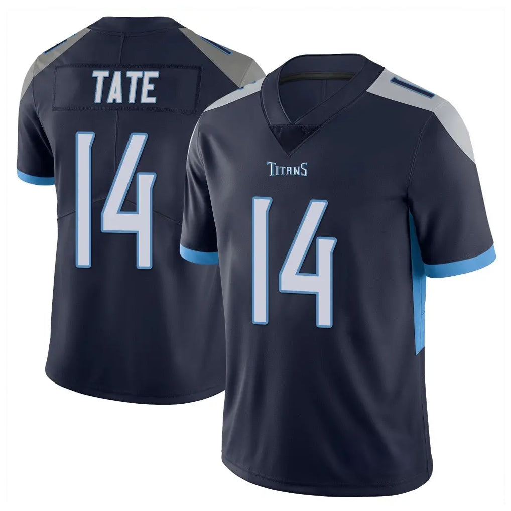 Parkc T.Titans #14 Carnell Tate Player Navy Limited Vapor Untouchable Home Game Stitched Jerseys